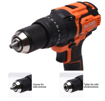 مثقاب صدمات لاسلكي بدون فرشاة 20 فولت